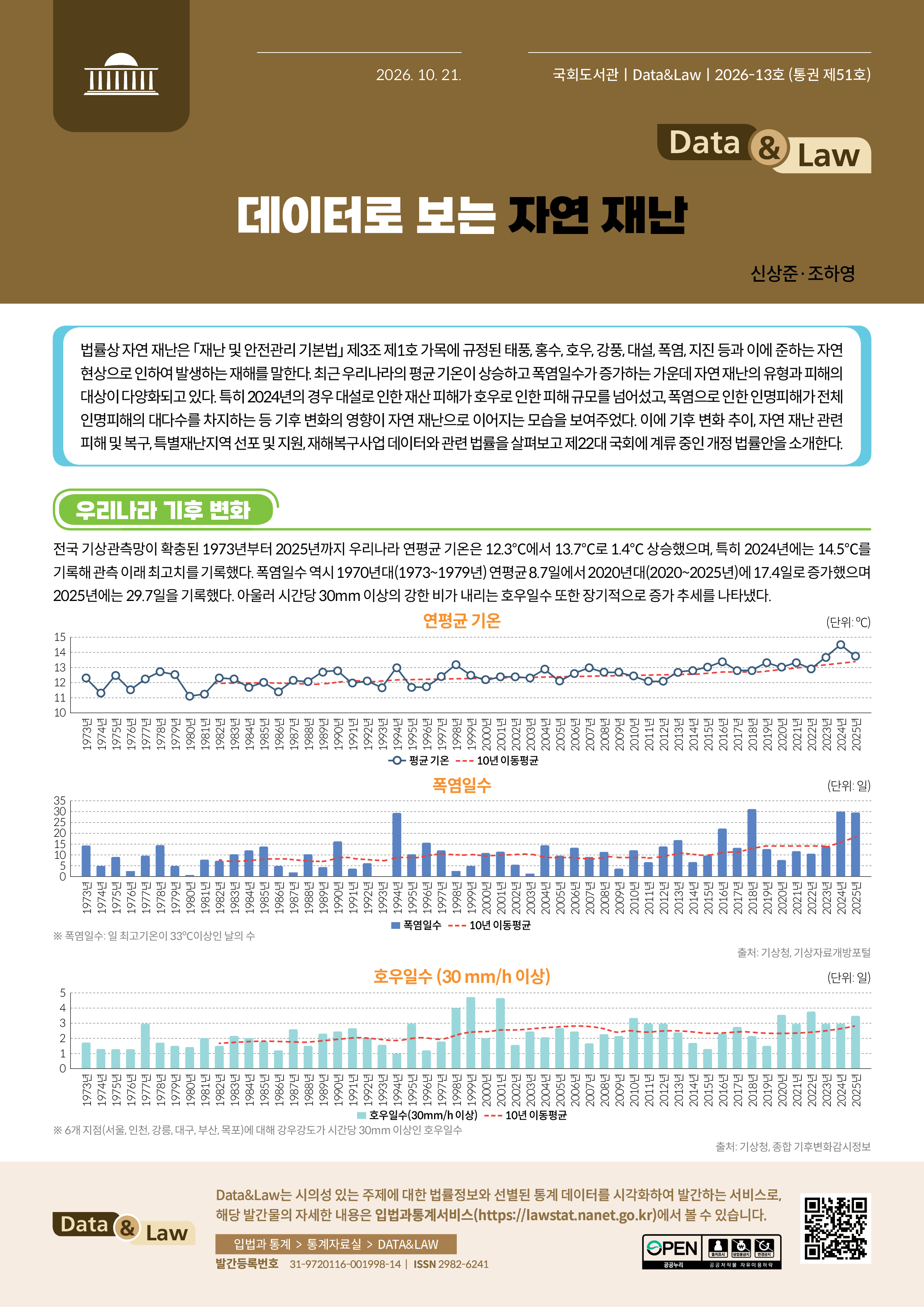 데이터로 보는 자연 재난